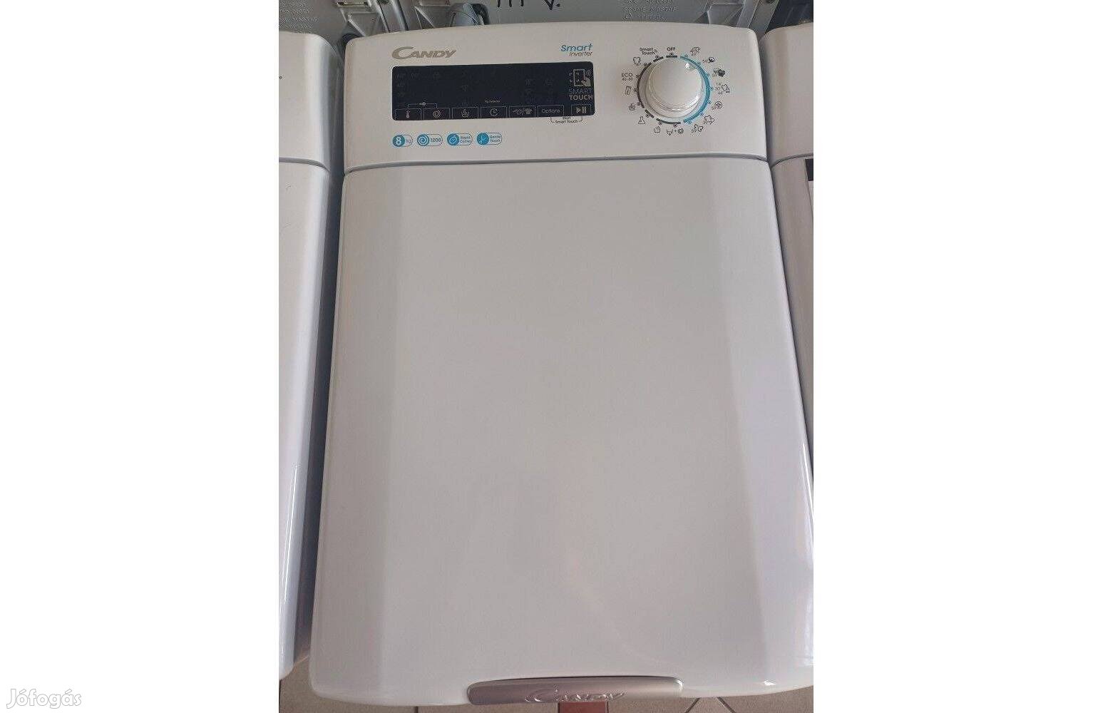 Outlet Candy Cstg282D2/1-S Felültöltős Mosógép [O150] 6 hó garival